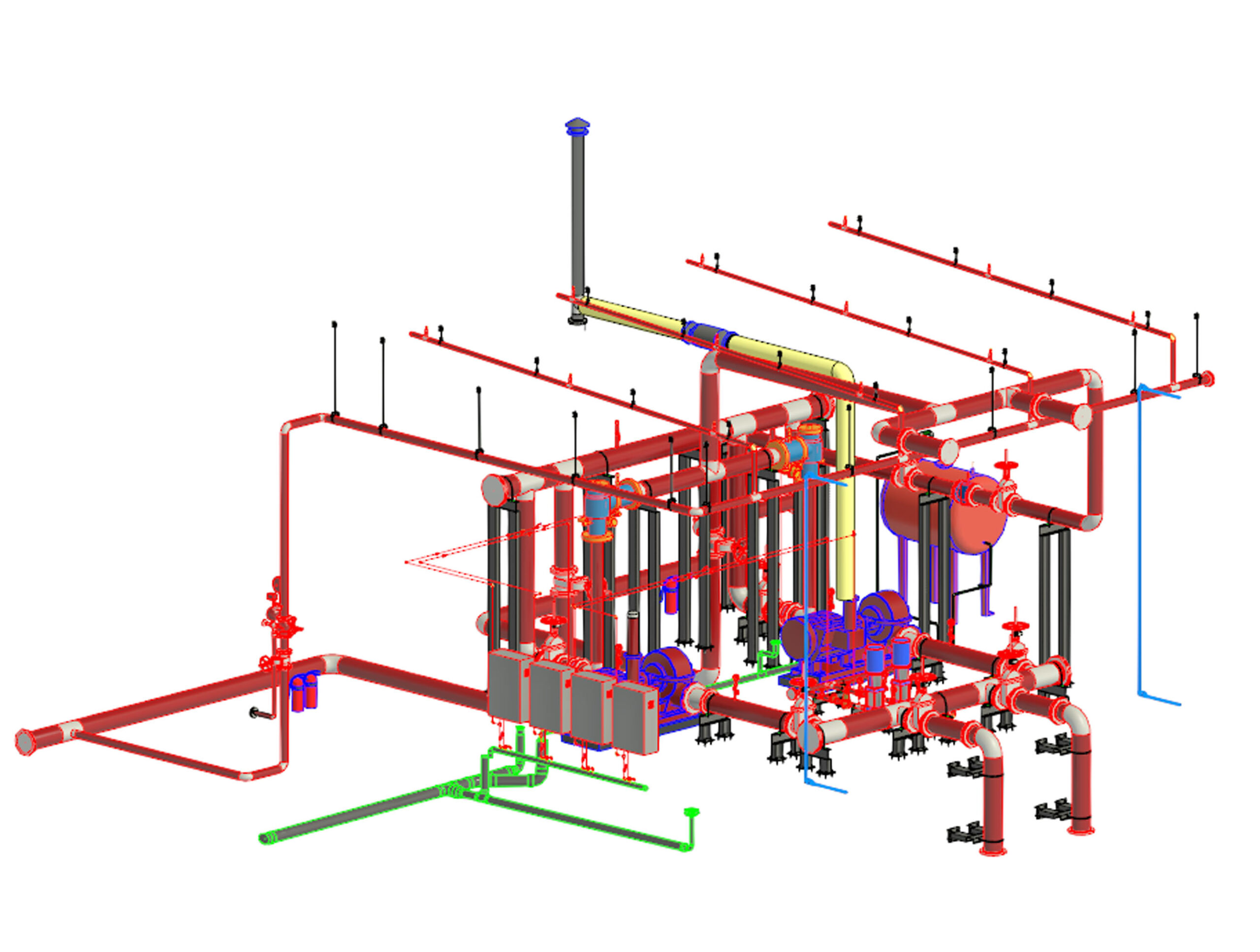 fire fighting pump room